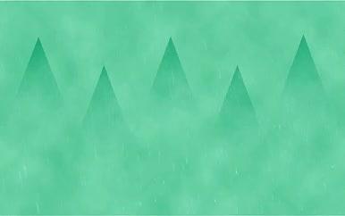 清新绿色云雾山雨视频的预览图